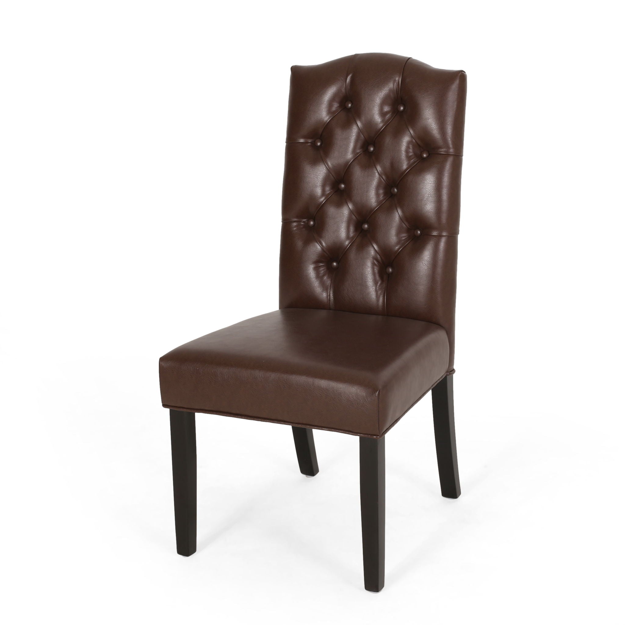 Harriet Tufted Dining Chair with Button Tufting and Diamond Stitching