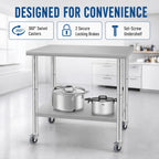 36'' x 24'' Commercial Work Table