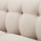 Jack 84" Modern Tuxedo Tufted Sofa, Sky Neutral