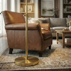 Verve Brassed Gold Floor Lamp