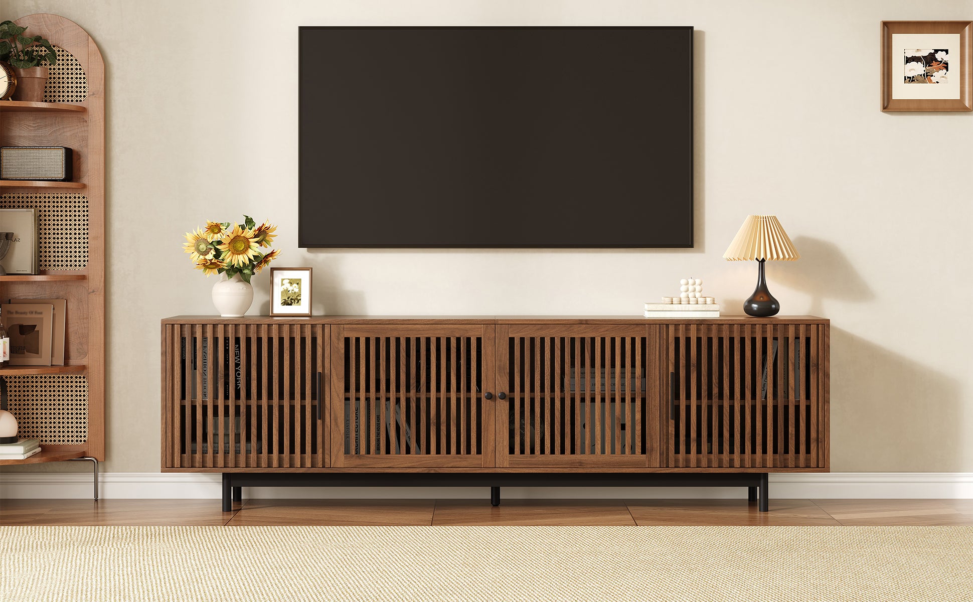 78 Inch Modern TV Stand for TVs Up to 85"