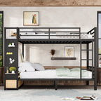 Queen Over Queen Size Metal Bunk Bed