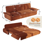 3-in-1 Convertible Sleeper Sofa Bed