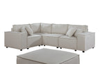 Melrose 99" Modular Sectional Sofa with Ottoman