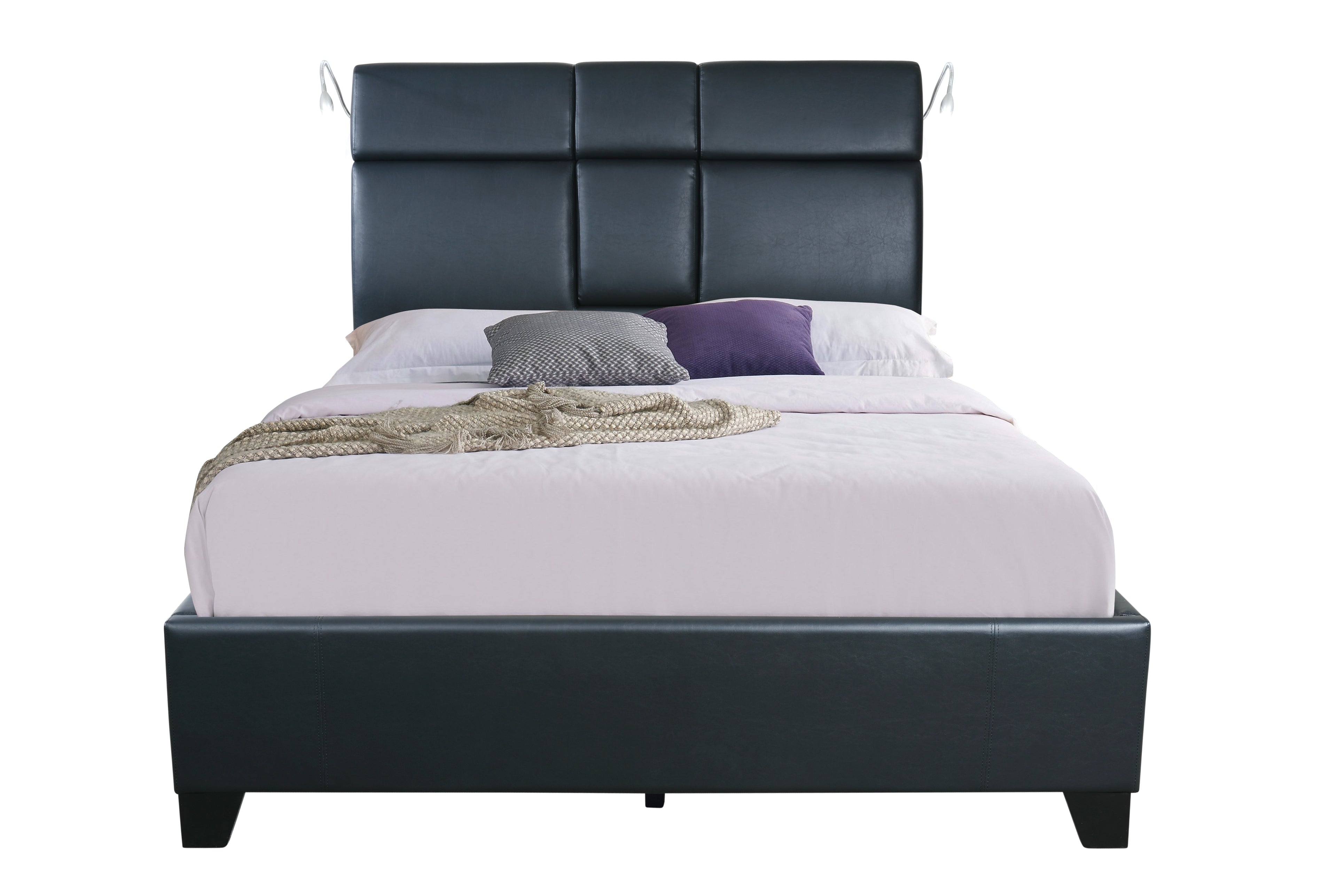 King Music Bed Touch Lighting Bluetooth Sound Beverage Tray