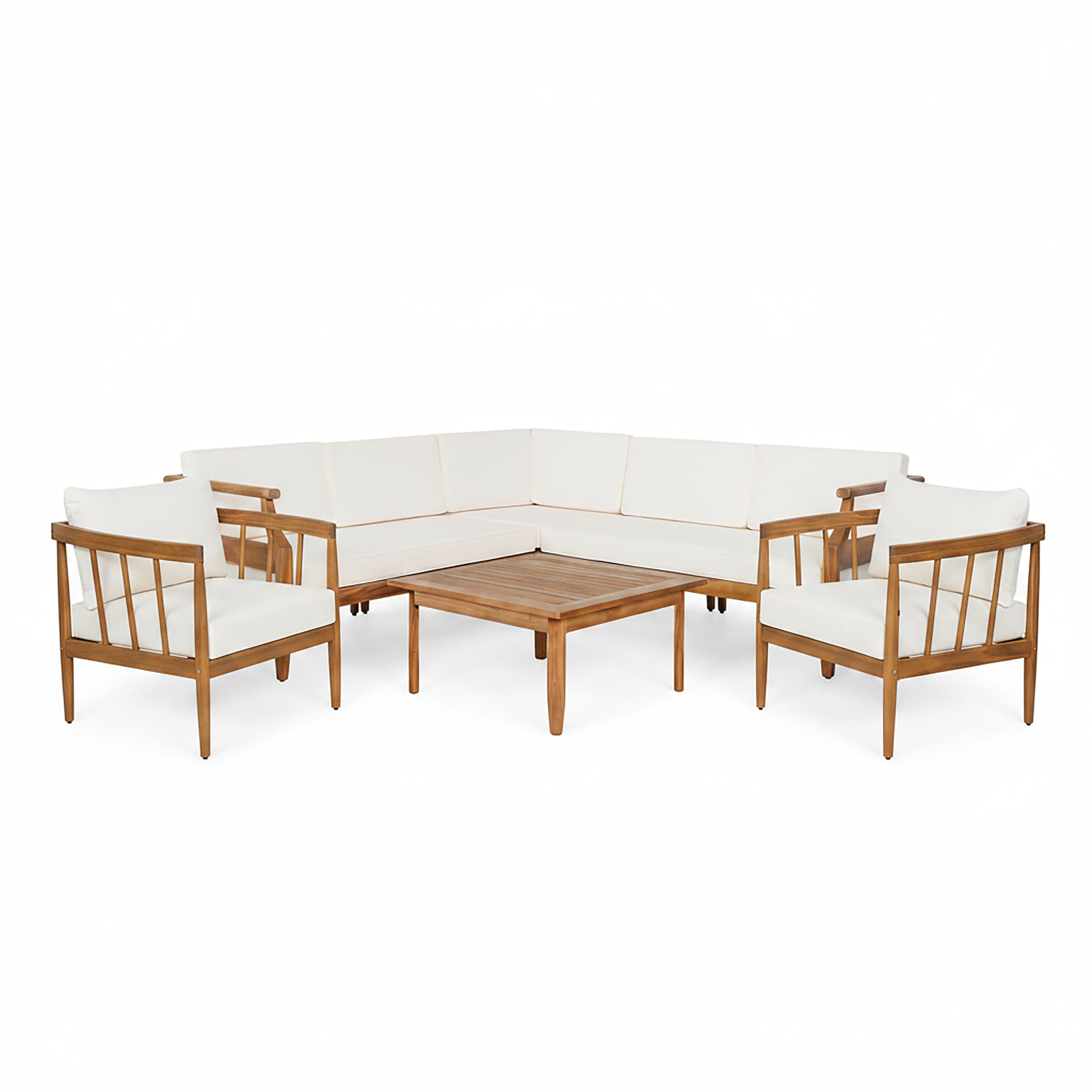 7-Seat Patio Conversation Set