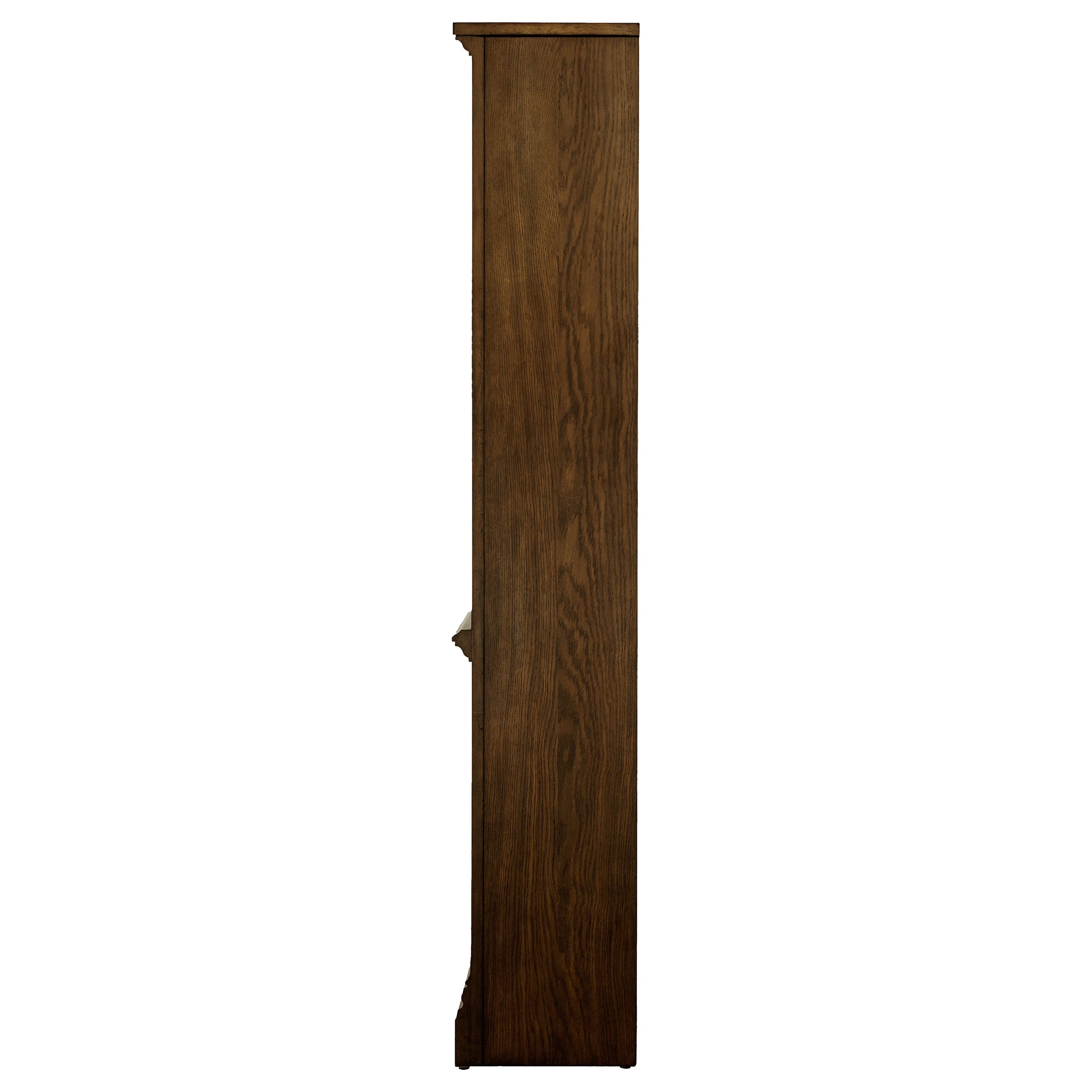 Hartshill 78-inch 5-shelf Bookcase Burnished Oak-CoasterElevations