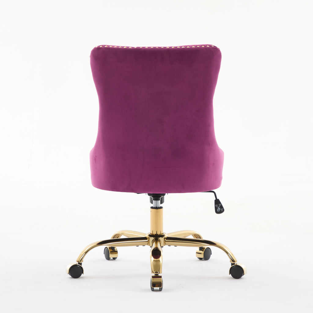 A&A Furniture Modern Velvet Office Chair