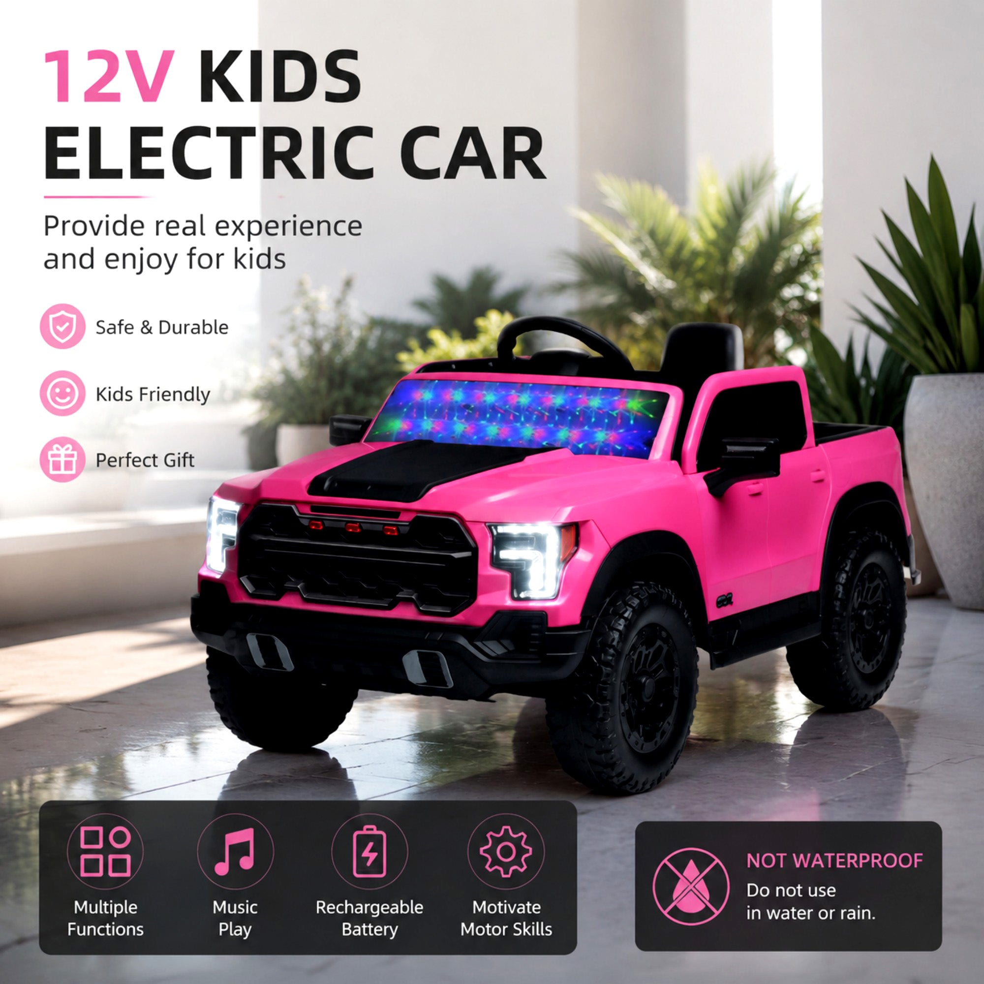 12V Kids Ride-On Car with Remote Control