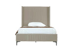 Promenade Upholstered Velvet 48" Bed in Rustic