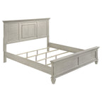 Hazelwood Distressed Wood Panel Bed