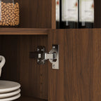 Multi-Functional Folding Table with Storage Shelves