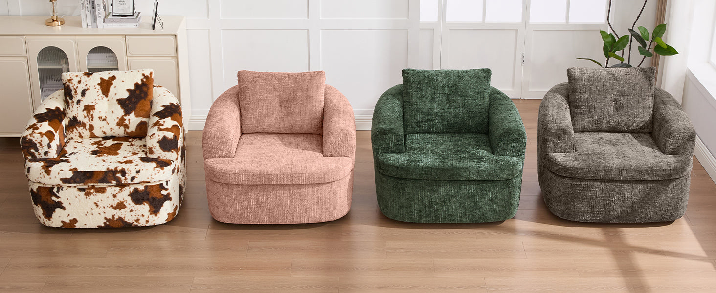 360° Swivel Sofa Chair Accent Barrel Chair