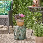 Elephant Garden Stool