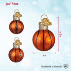 Mini Basketball Ornament
