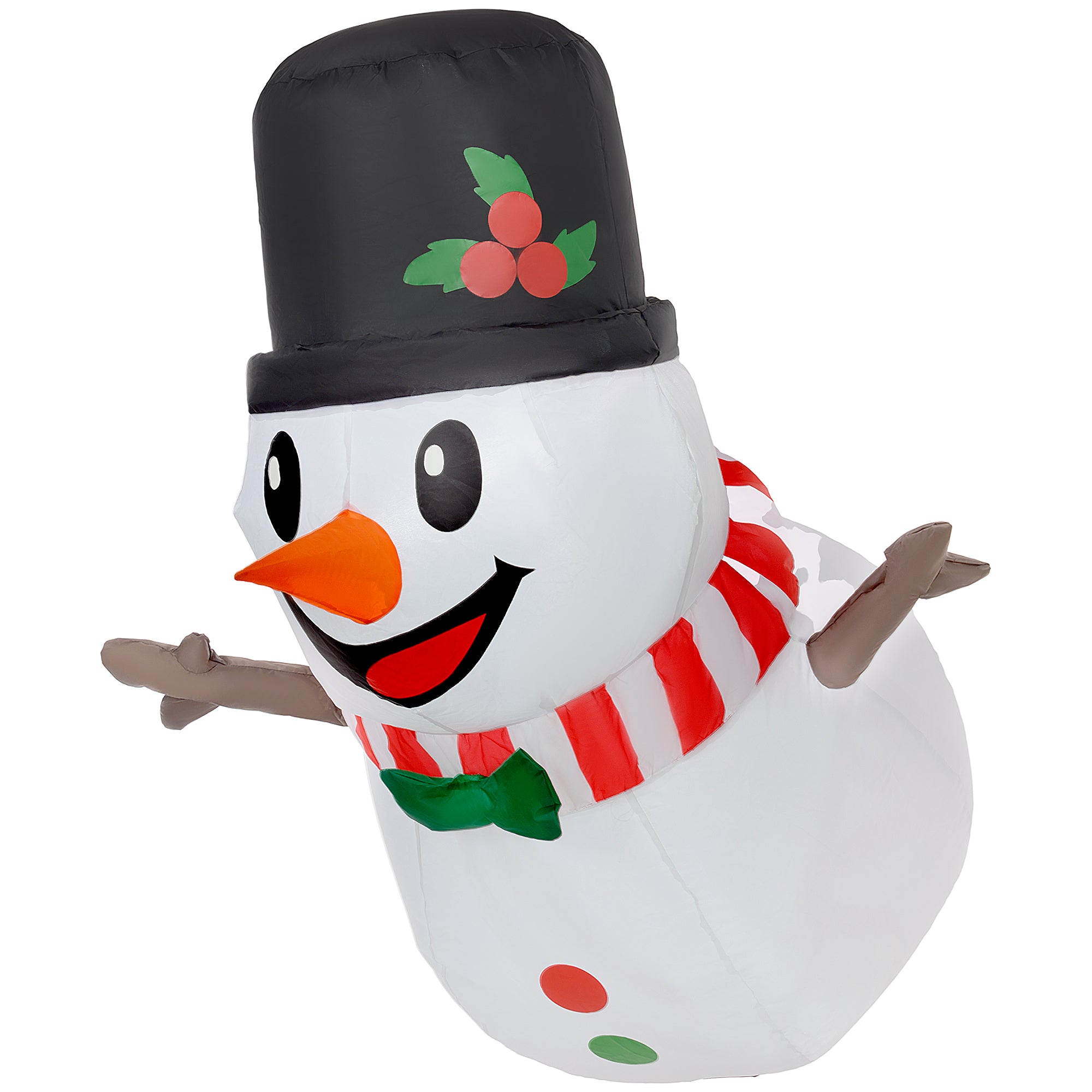 3.4' Blow-Up Outdoor Christmas Display Inflatable Hanging Snowman