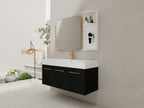 48 Inch Wall-Mounted Bathroom Vanity with Sink