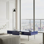 High Gloss Coffee Table - 52.4" x 26.8" x 15.6"