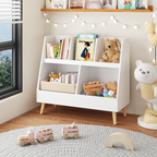 Kids Bookshelf and Toy Organizer