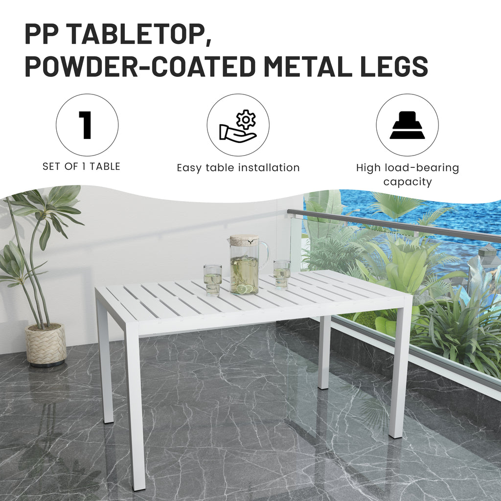 Summer 55 Inch Modern Long Table