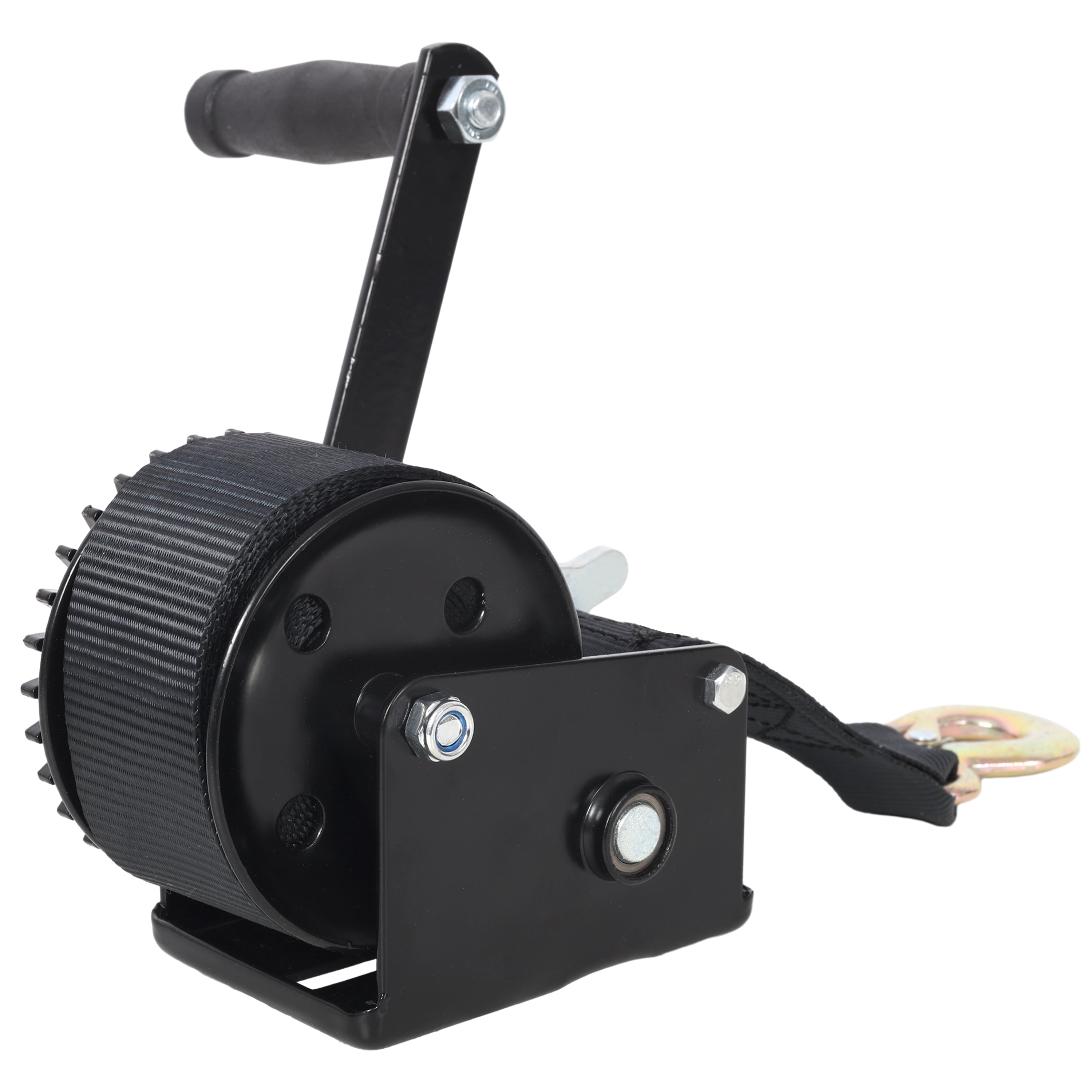 600LBS Hand Winch with 19.6FT Strap