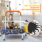 28-Inch Toddler Trampoline for Kids 1 Year Plus with Handle
