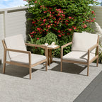 Outdoor Acacia Wood Armchair, Set of 2