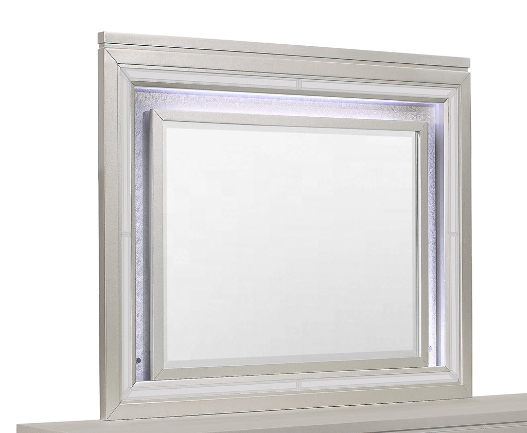 Cross Champagne Mirror With LED