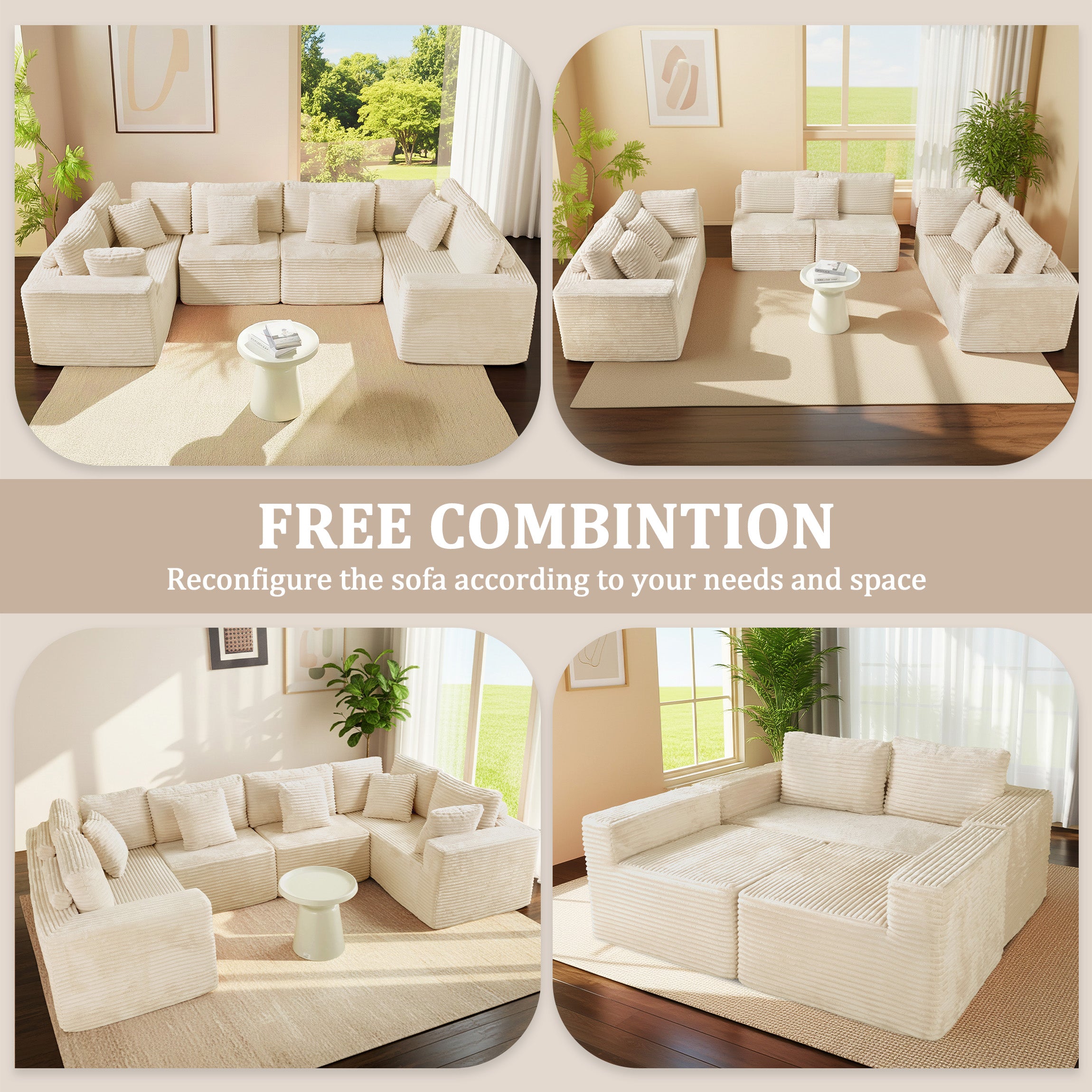 Premium Modern Minimalist Sofa