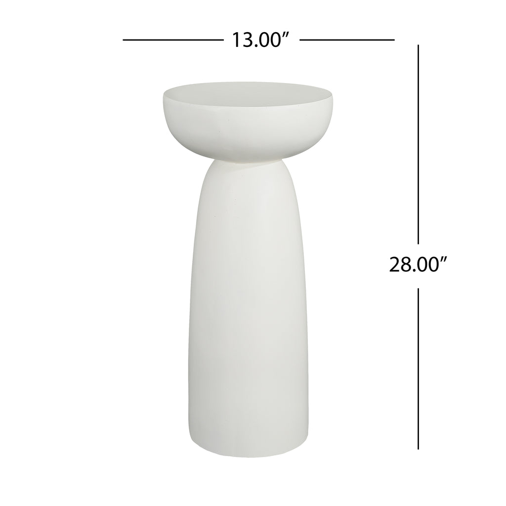 Magnesium Oxide Plant Stand, 28 Inch