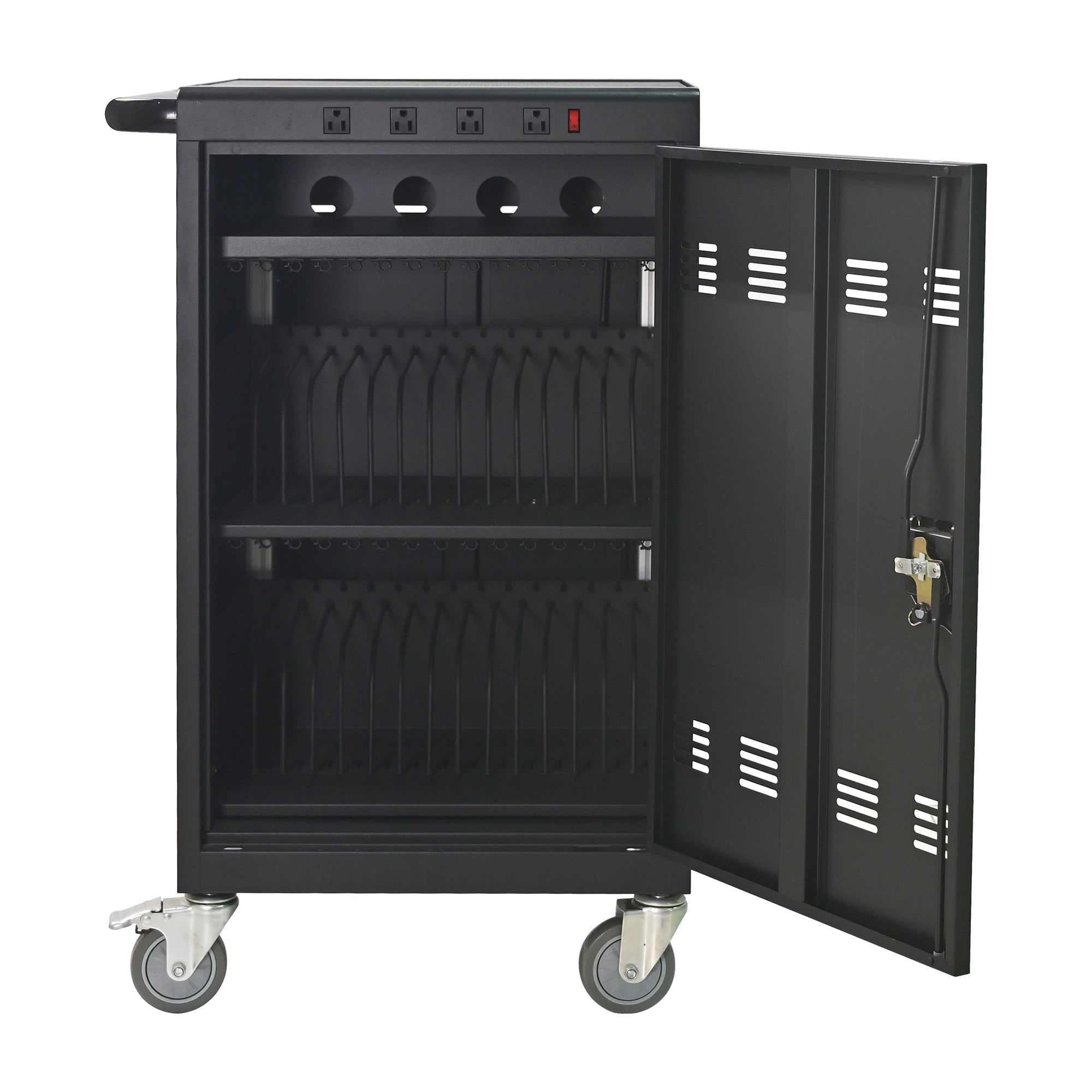 Mobile Charging Cart and Cabinet for Tablets & Laptops