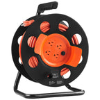 Heavy Duty 100FT Extension Cord Reel with 4 Outlets