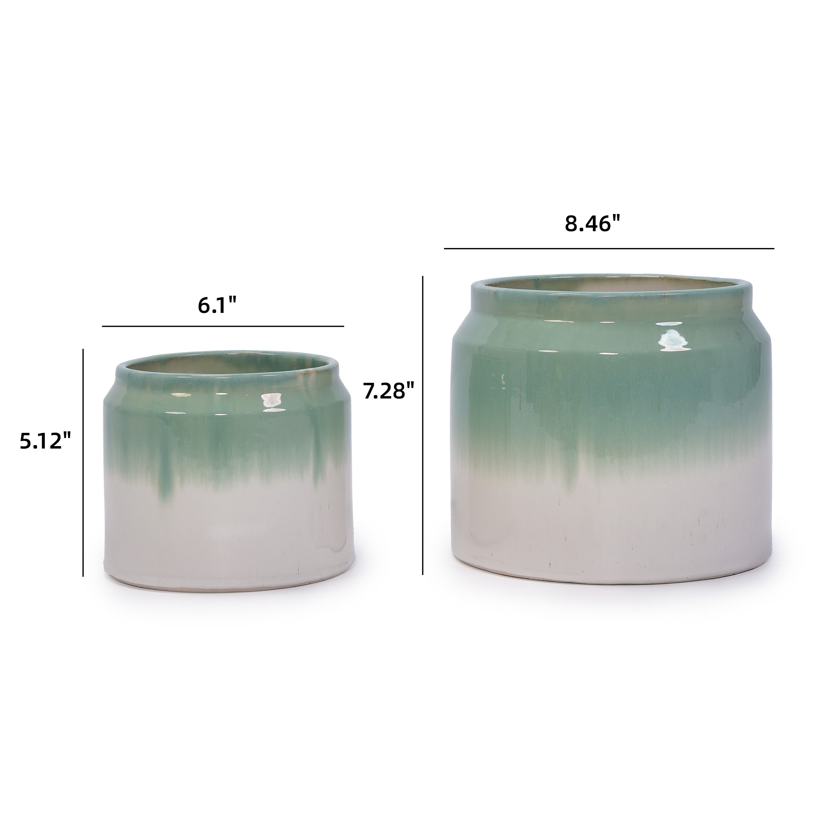 Handmade Ceramic Planter Set of 2
