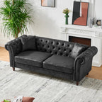 3+2 Seater Chesterfield Tech Fabric Sofa Set