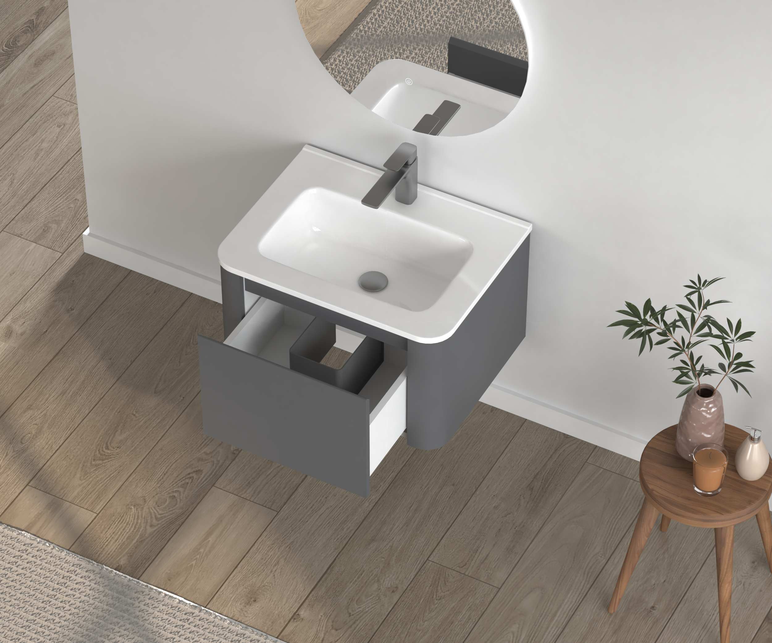 24" Floating Bathroom Vanity