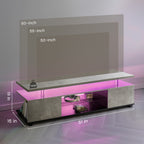 TV Stand for 55 Inch TV - LED Gaming Entertainment Center