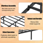 Queen Size Bed Frame With Headboard & Footboard