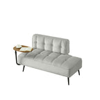 54-Inch Modern Two-Seater Velvet Sofa