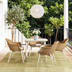 Santorini 33.5" Square Outdoor Patio Table Aluminum