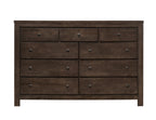 Brown 9-Drawer Dresser