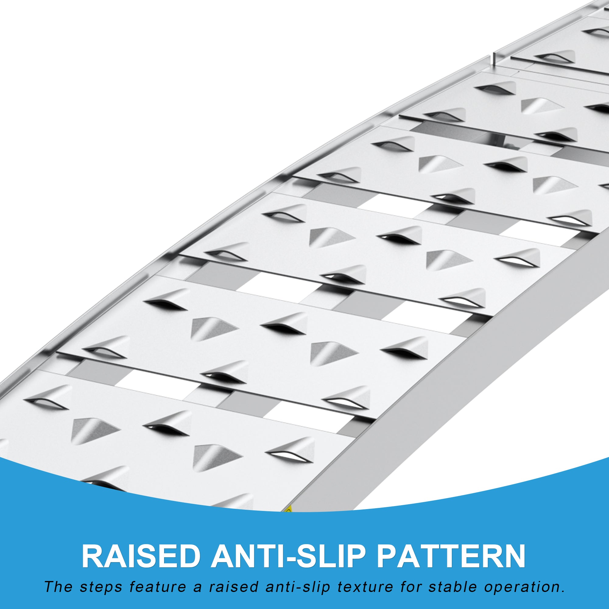 7.5FT Heavy Duty Aluminum Loading Ramp Set for Pickup Trucks