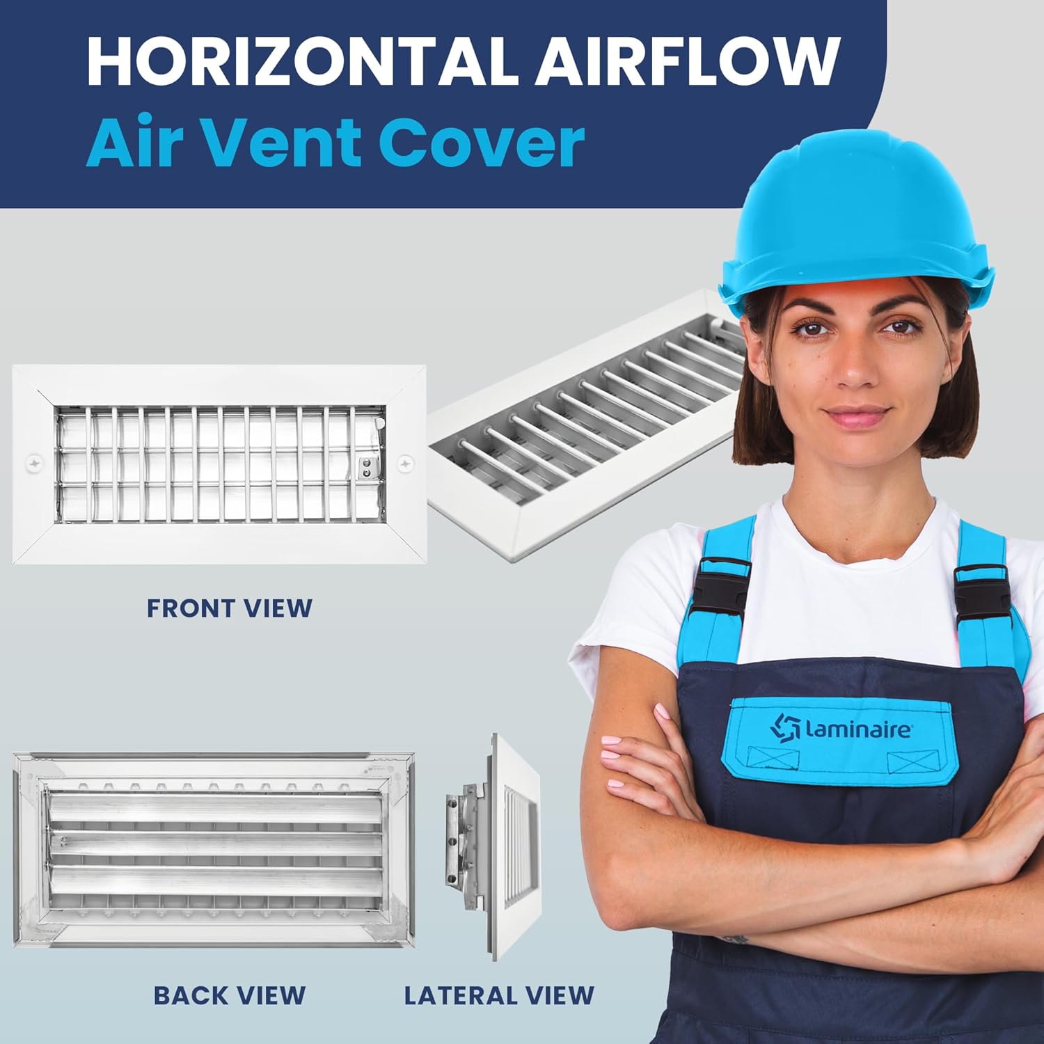 AC Register Vent Cover 10X4 inch - Box of 24