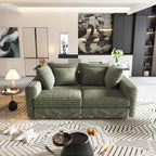 Plush Corduroy 4-Seat Sofa