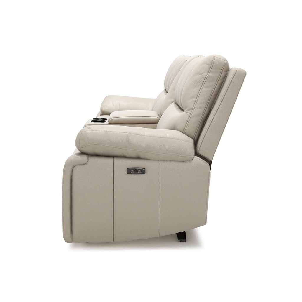 Malibu 79" Modern Power Motion 3-Piece Reclining Loveseat Sofa with Cup Holders