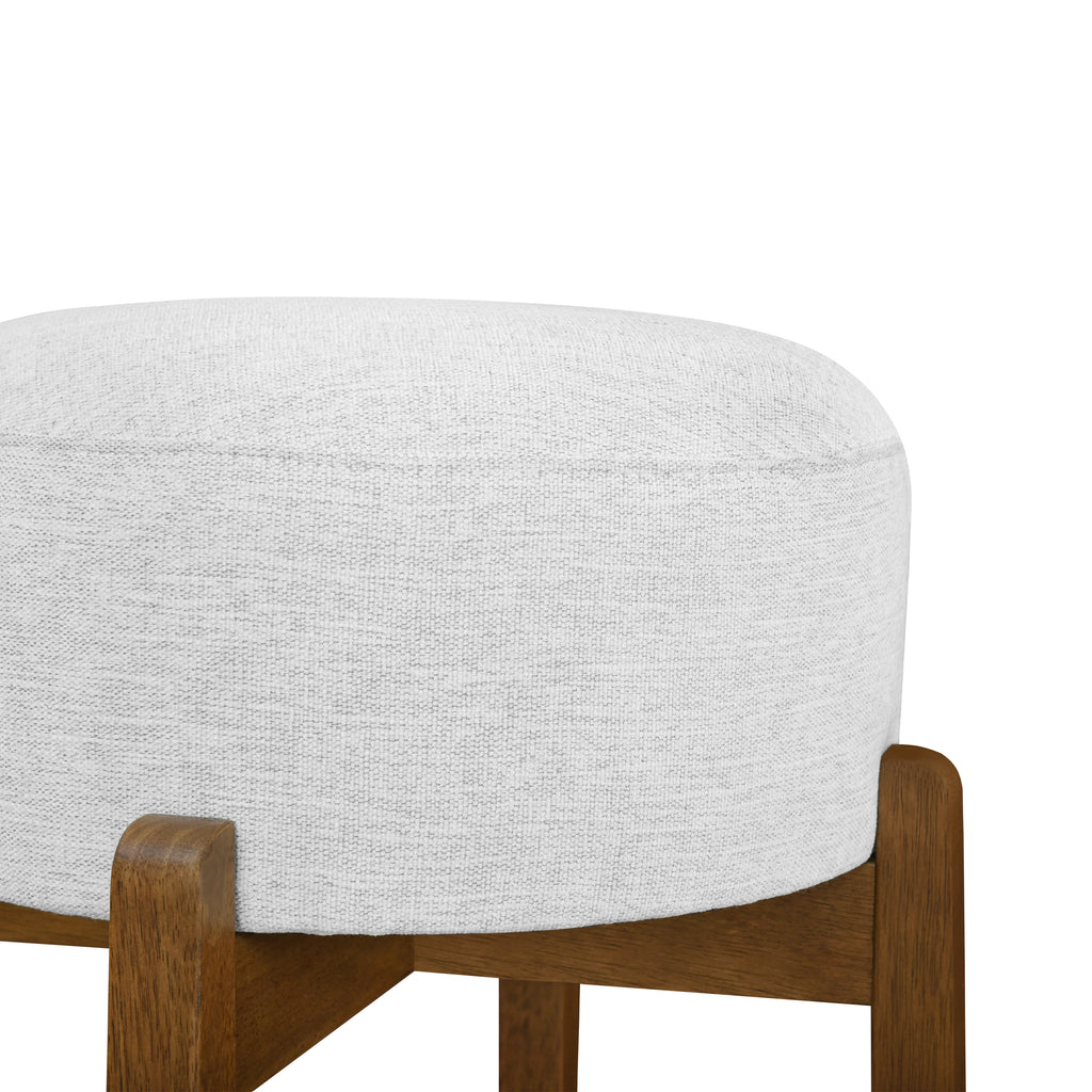 Vera Indoor Wooden Upholstered Barstool, Dark