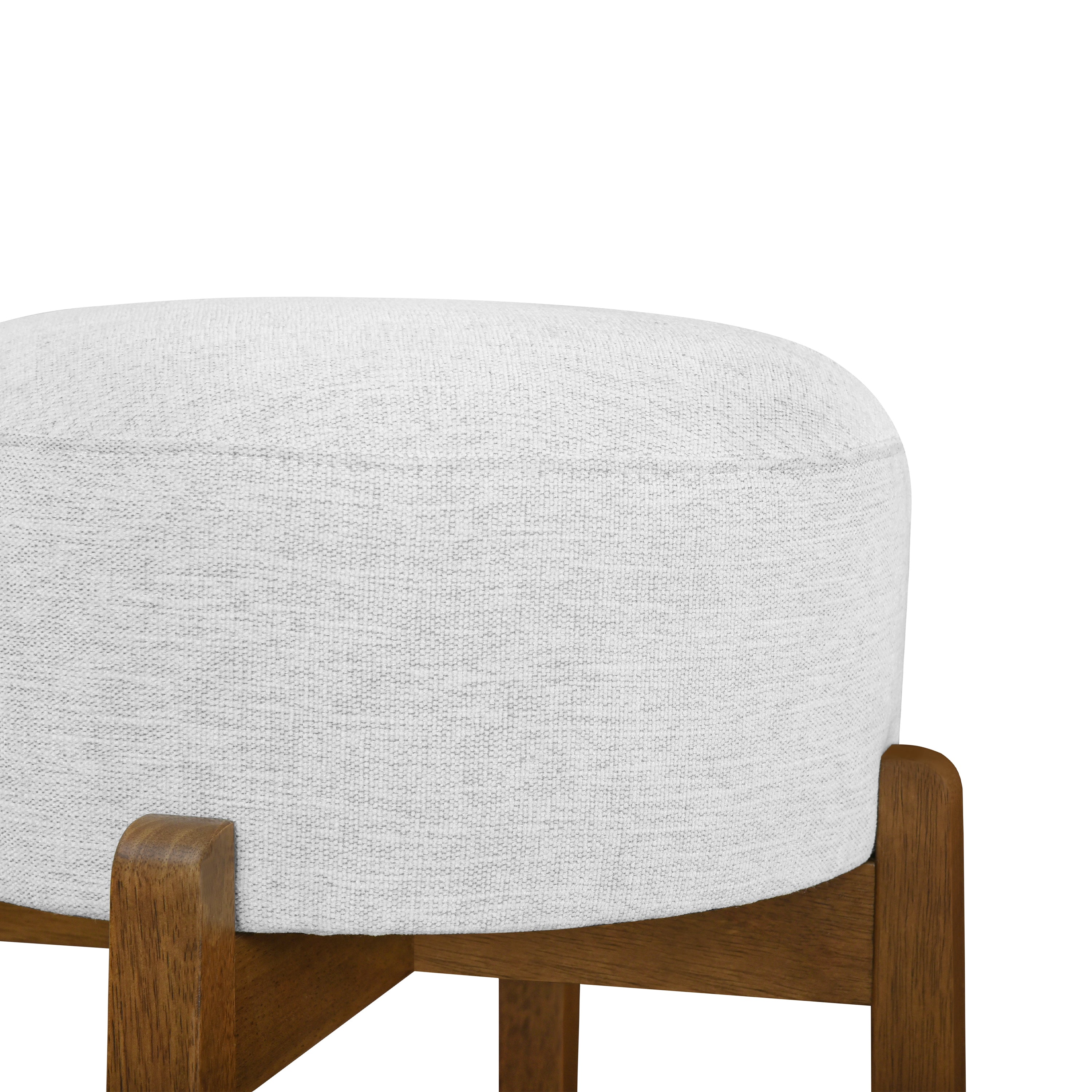 Vera Indoor Wooden Upholstered Barstool, Dark