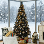 7.5 Ft Tall PreLit Artificial Christmas Tree