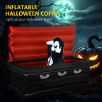 Halloween Inflatables Outdoor Decorations Vampire and Giant Coffin