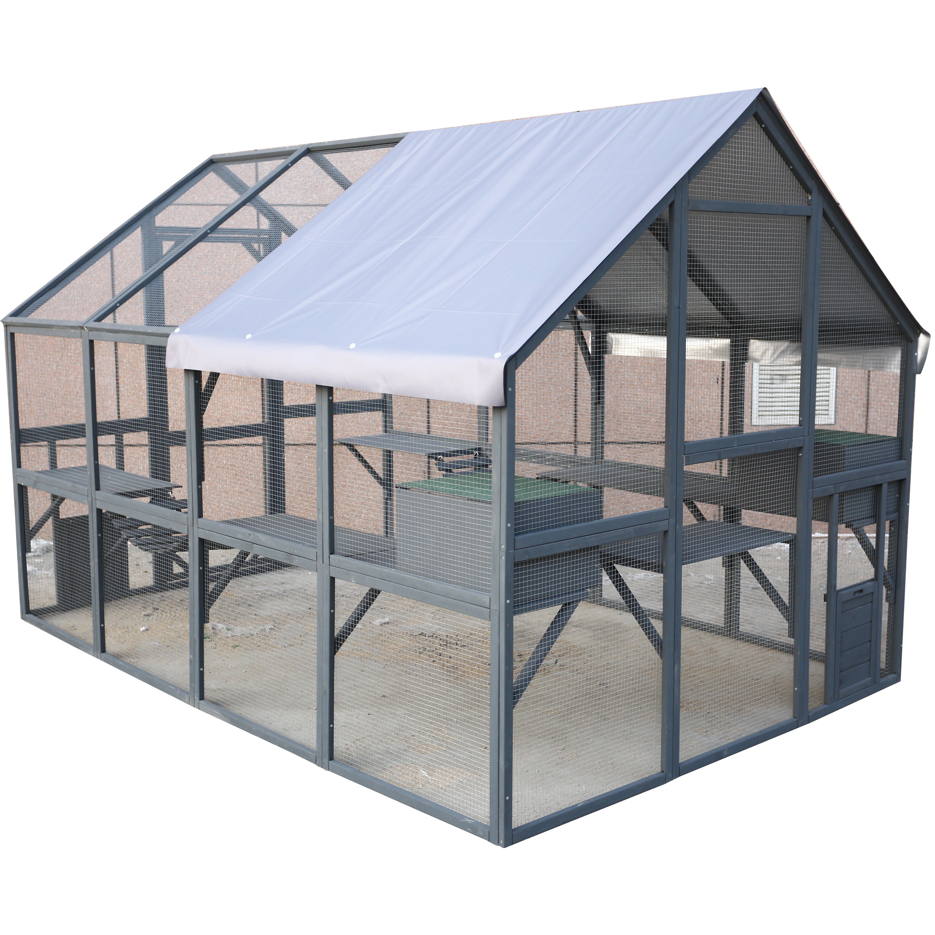 Wooden Cat Catio Large Outdoor Enclosure