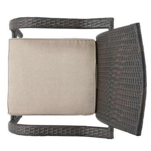 Outdoor Wicker Chairs, 4pcs